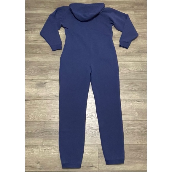 Fenty Savage Rihanna Forever Savage Hooded fleece jumpsuit Navy Blue Sz 4-6 - Picture 3 of 9